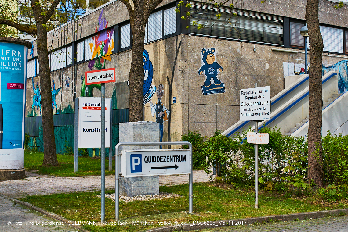 21.03.2017 - Abrissbaustelle Quiddezentrum in Neuperlach